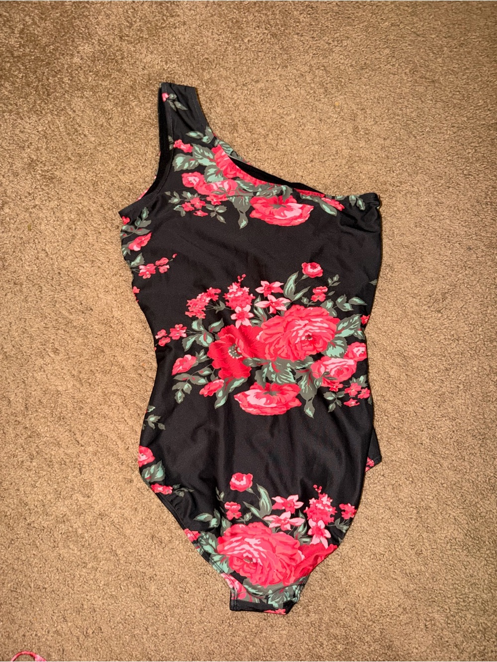 Albion One-Shoulder Floral One-Piece Swimsuit - Picture 5 of 8